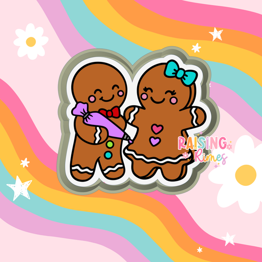 Decorating Gingerbread Silicone Mold