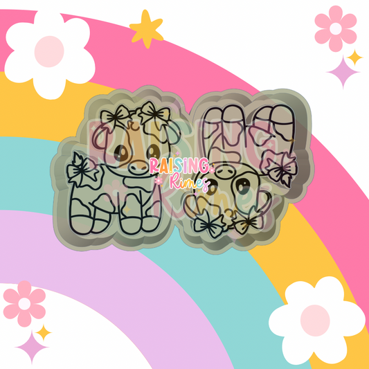 Bow Cow Vents Silicone Mold