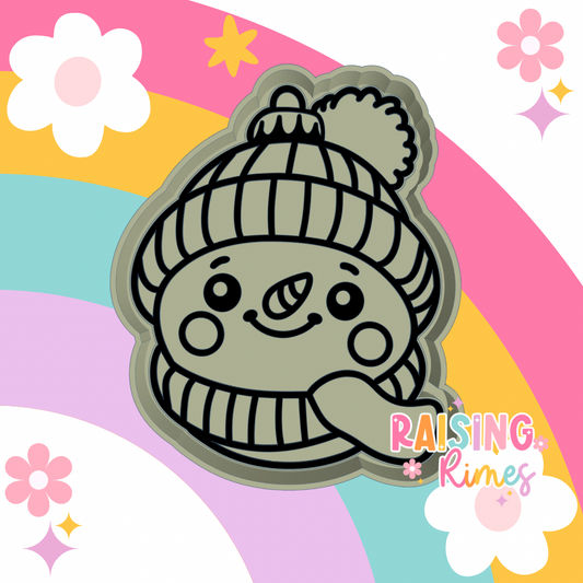 Snowman Ornament Silicone Mold