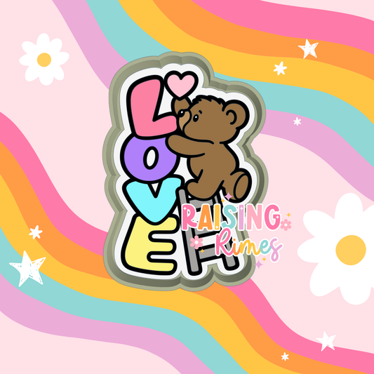 Love Ladder Bear Silicone Mold