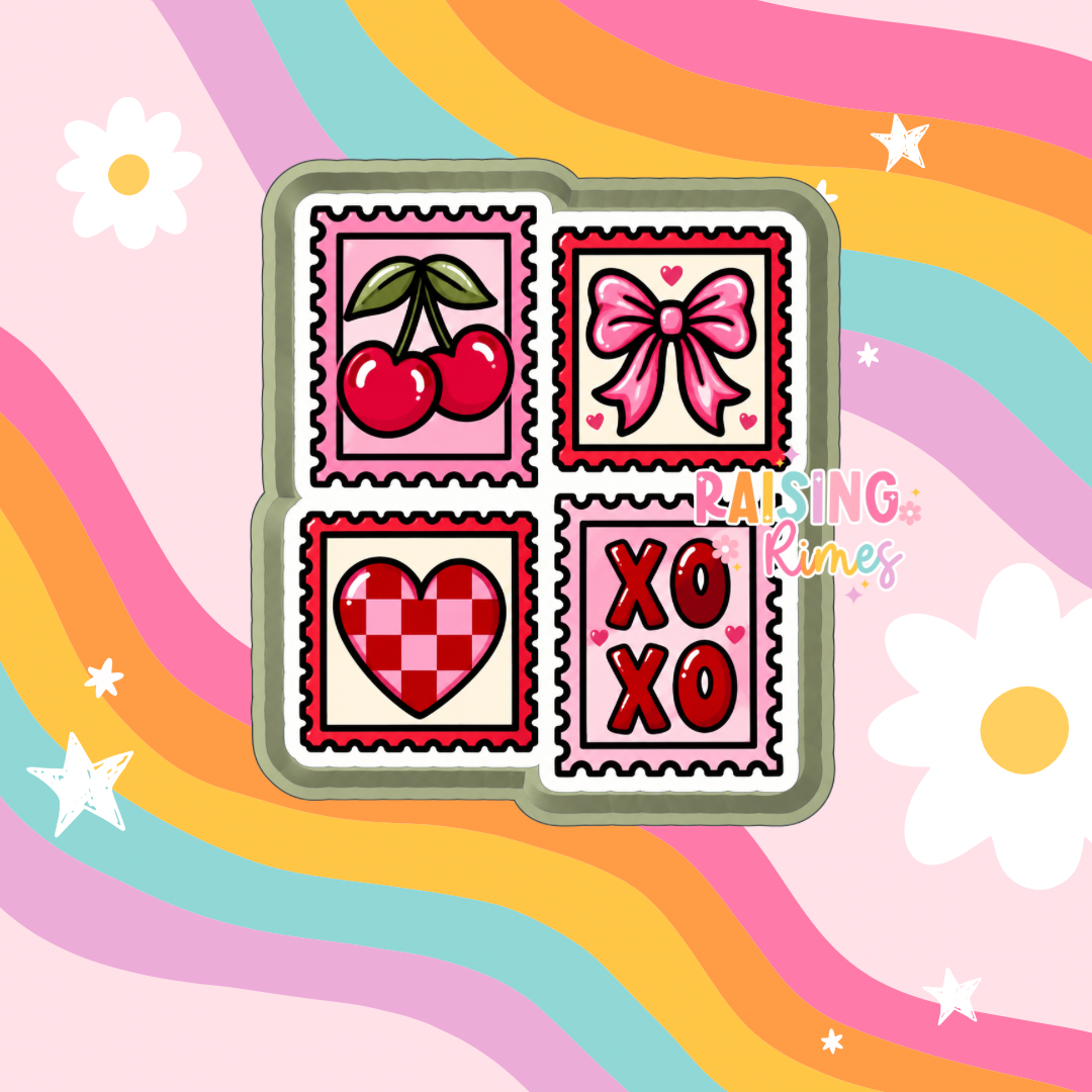 Valentine Frames Silicone Mold