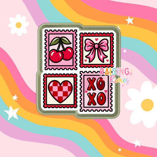 Valentine Frames Silicone Mold
