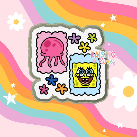 Sponge & Jellyfish Frame Silicone Mold