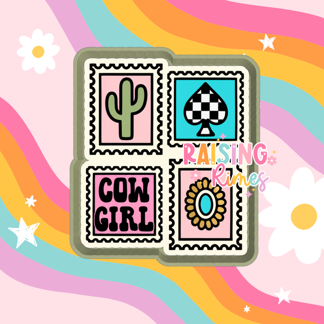 Cowgirl Frames Silicone Mold