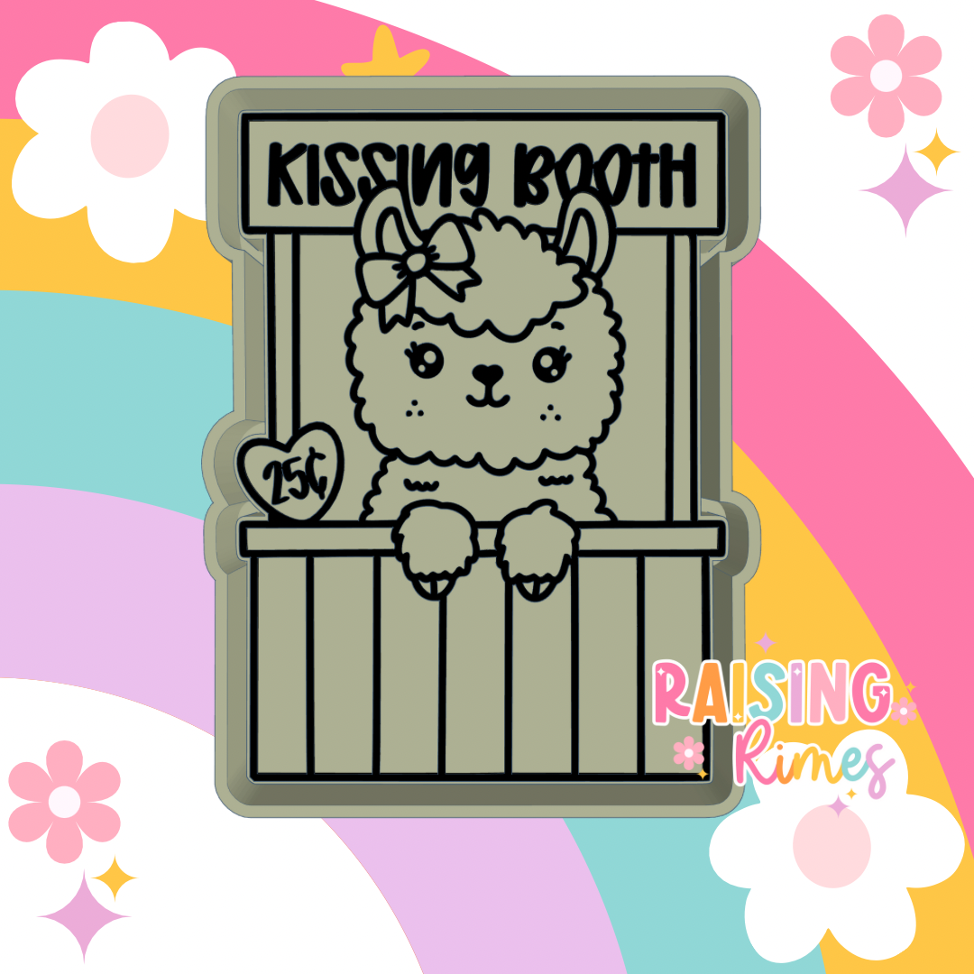 Llama Kissing Booth Silicone Mold