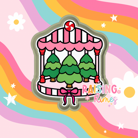 Christmas Tree Carousel Silicone Mold