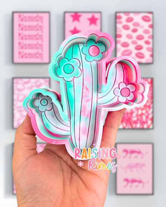 Floral Cactus Silicone Mold