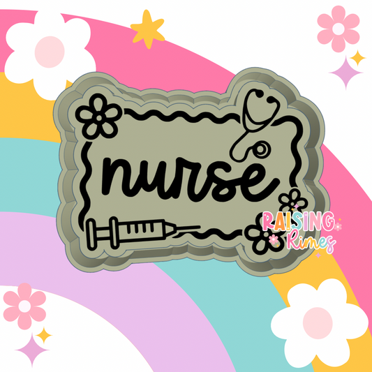 Wavy Nurse Frame Silicone Mold
