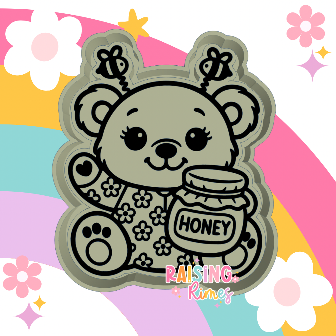Honey Bee Bear Silicone Mold