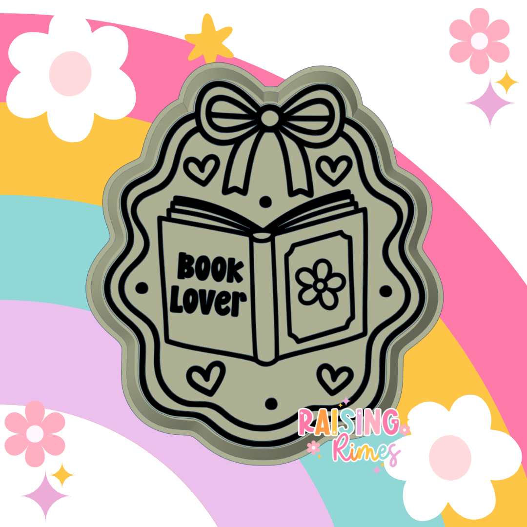 Book Lover Frame Silicone Mold