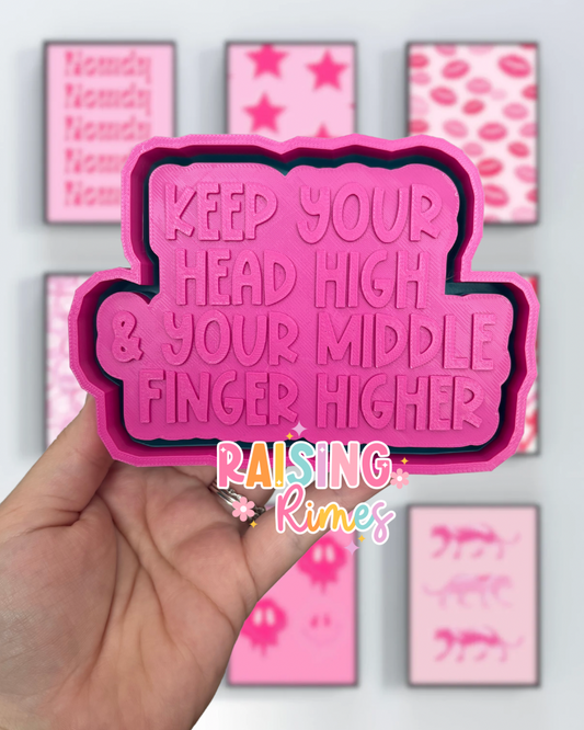 Middle Finger Higher Silicone Mold