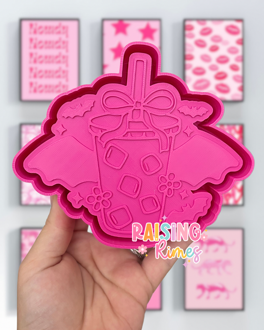Girly Bat Drink Silicone Mold