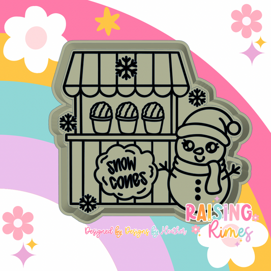 Snow Cone Stand Silicone Mold