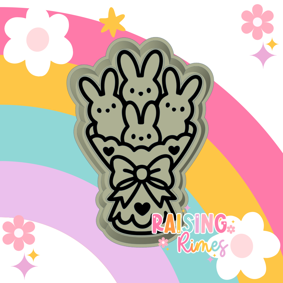 Bouquet of Peeps Silicone Mold