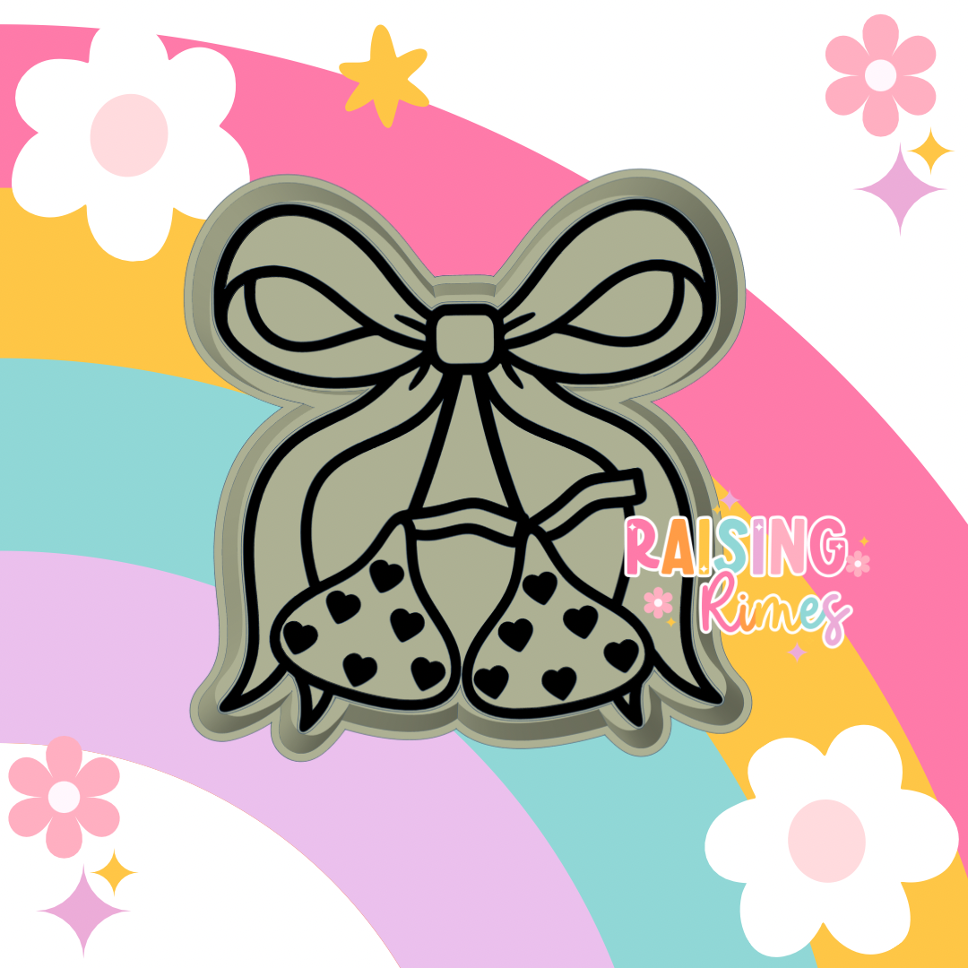 Candy Kisses Bow Silicone Mold