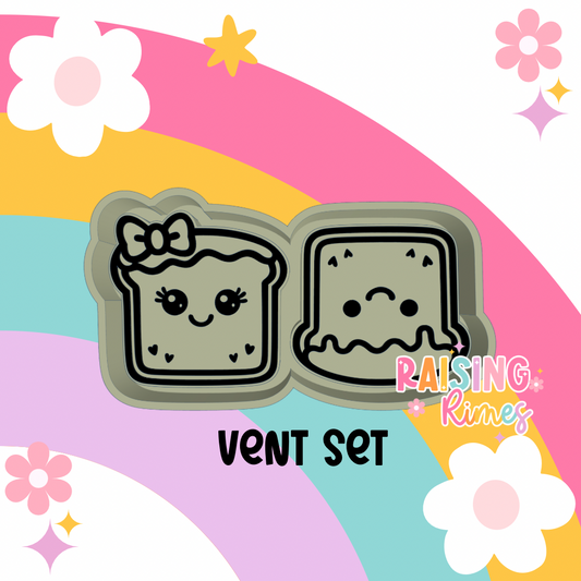 PB & J Vent Set Silicone Mold