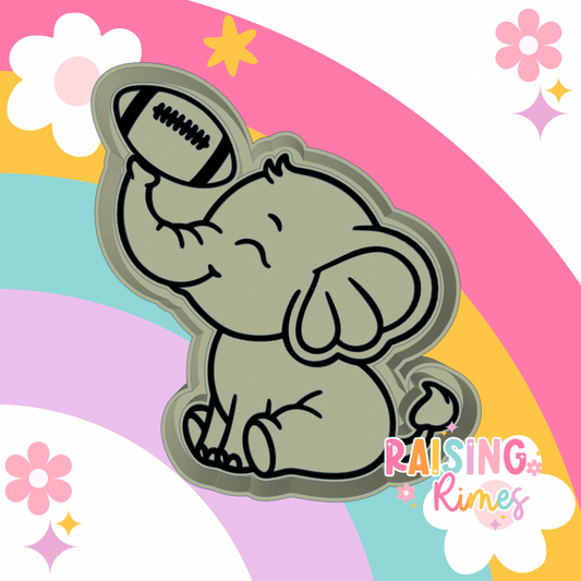 Football Elephant Silicone Mold