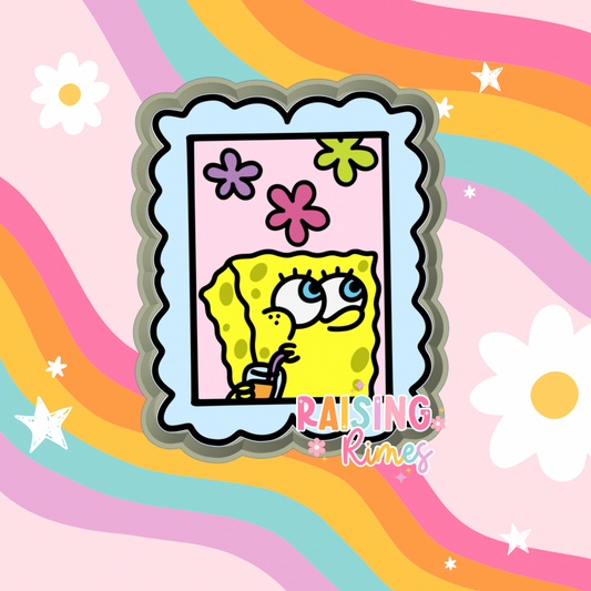 Sponge w/ Drink Frame Silicone Mold