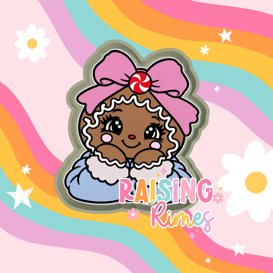 Cutie Gingerbread Girl Silicone Mold
