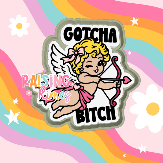Gotcha B*tch Cupid Silicone Mold