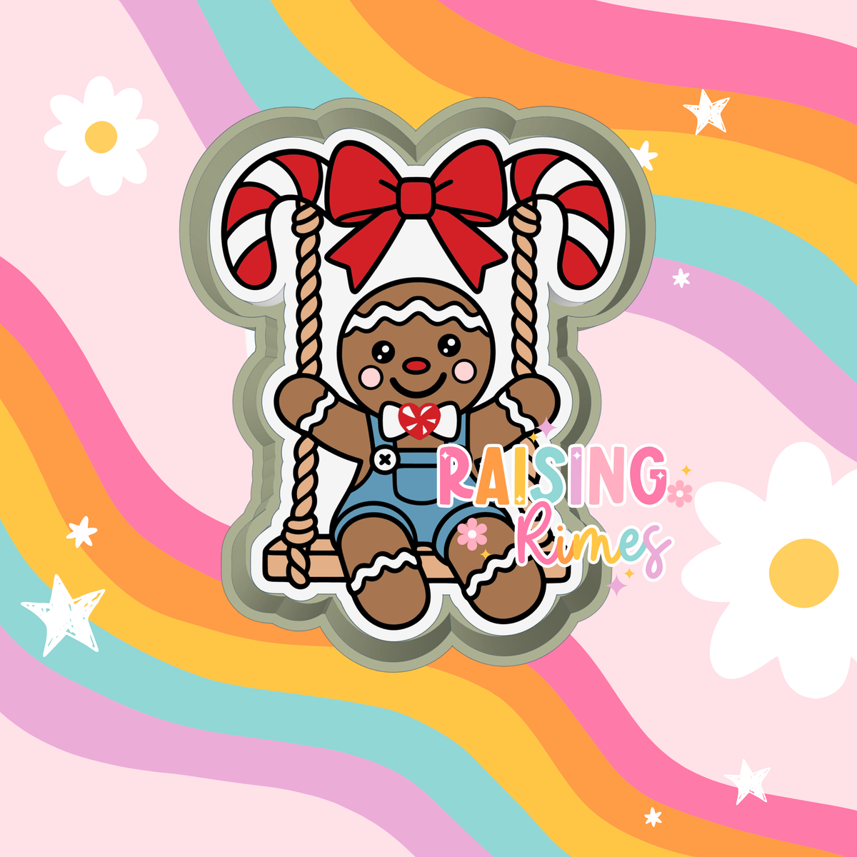 Gingerbread Swing Silicone Mold