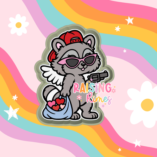 Heart Robber Raccoon Silicone Mold