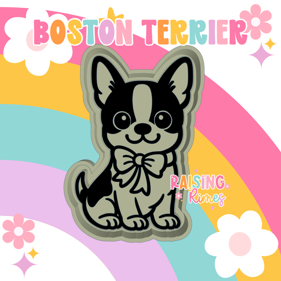 Boston Terrier Silicone Mold