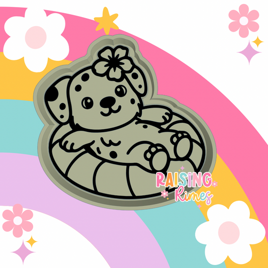 Dalmatian On Float Silicone Mold