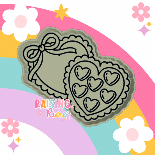 Heart Chocolate Box Silicone Mold