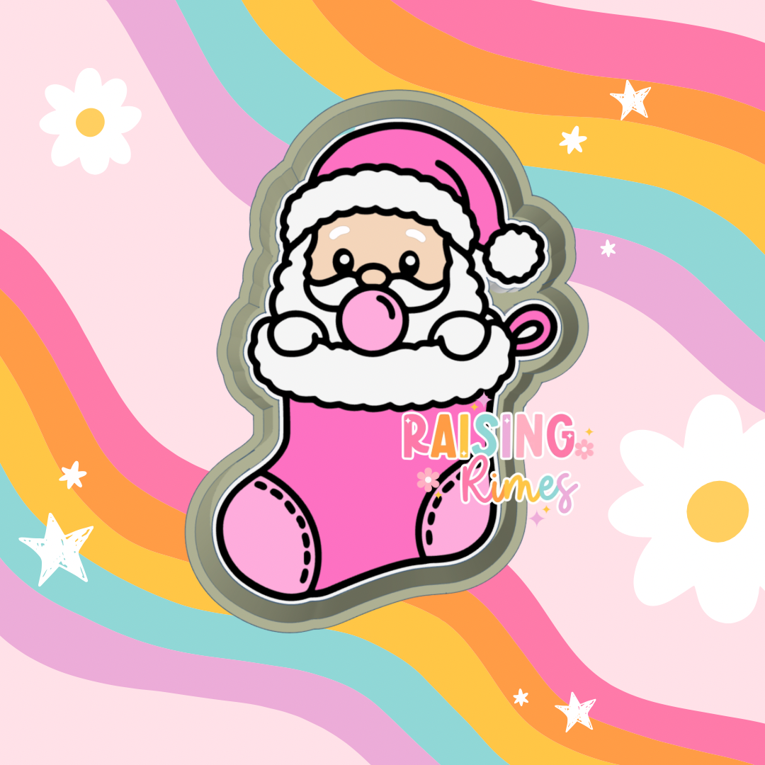 Bubblegum Santa Stocking Silicone Mold
