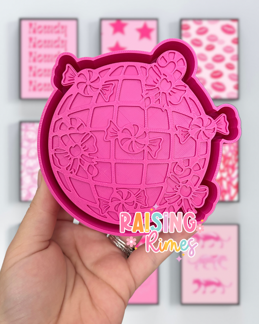 Candy Cane Disco Silicone Mold