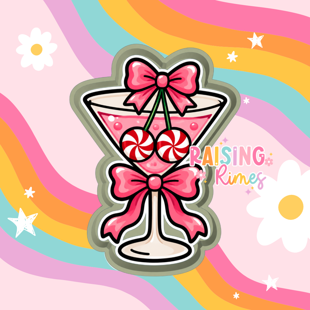 Peppermint Cherry Martini Silicone Mold