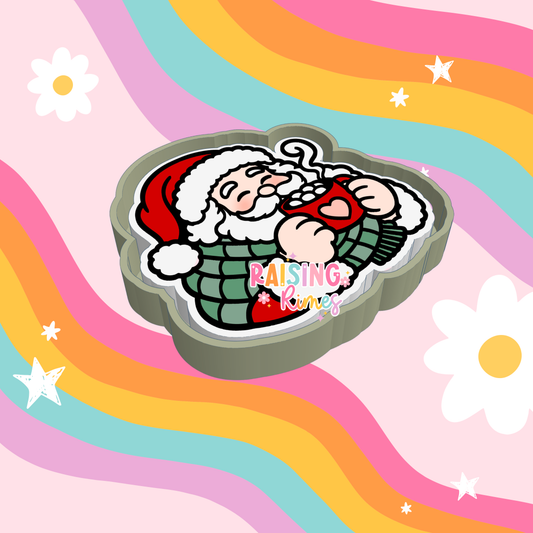 Cozy Cocoa Santa Silicone Mold