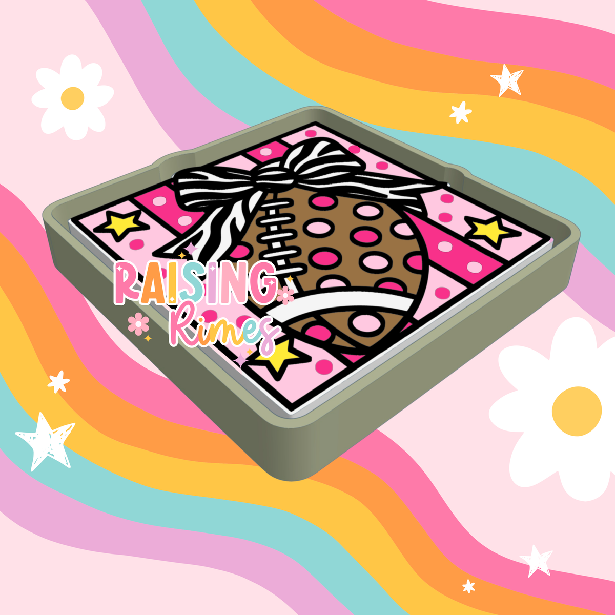 Polka Dot Football Silicone Mold
