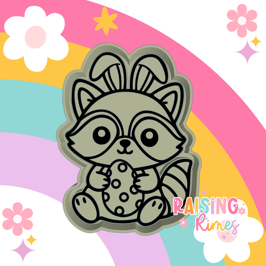 Easter Raccoon Silicone Mold