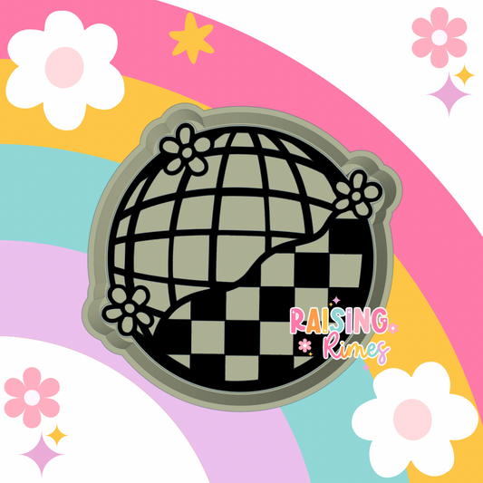 Checkered Disco 1 Silicone Mold