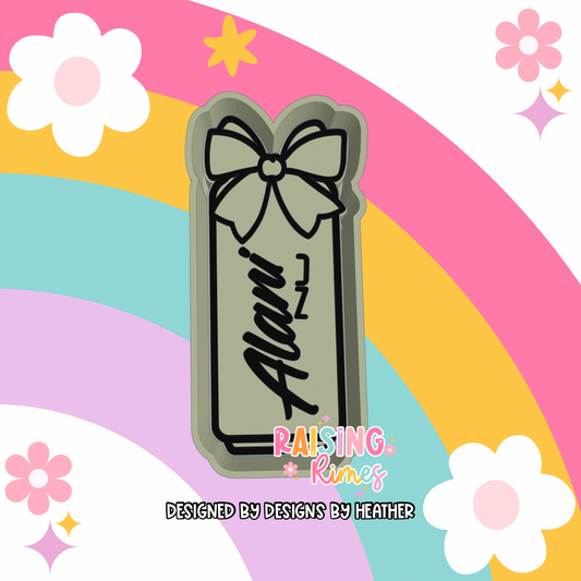 Energy Drink w/ Bow Silicone Mold