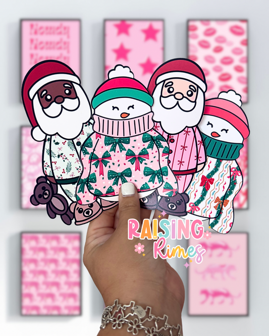 Pajama Santa Cardstock Grab Bag