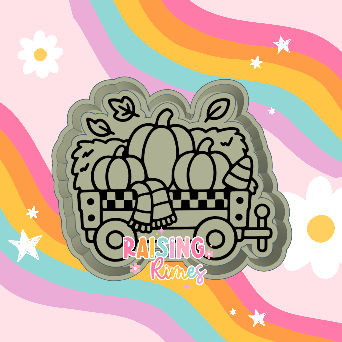 Pumpkin Wagon Silicone Mold