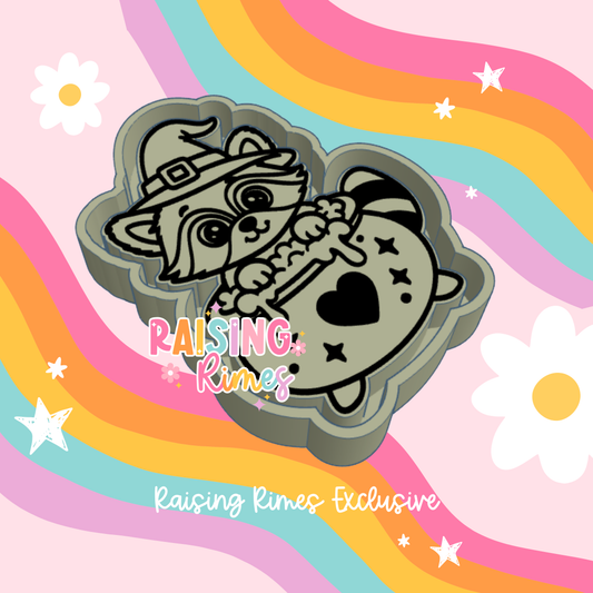 Raccoon Cauldron Silicone Mold