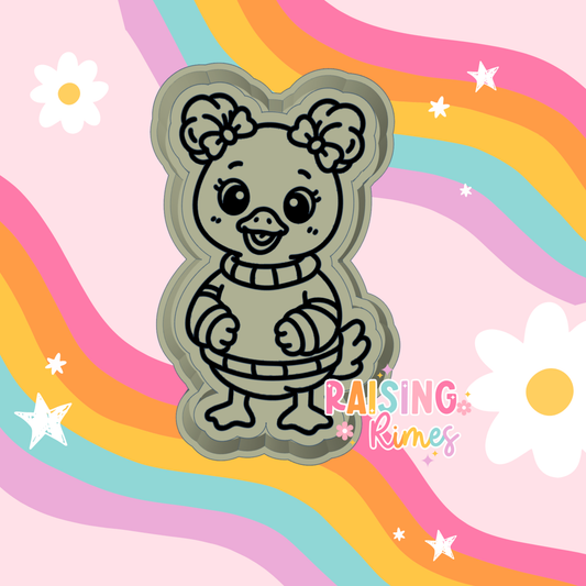 Space Bun Sweater Goose Silicone Mold