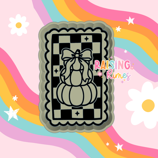 Stacked Pumpkins Long Stamp Silicone Mold