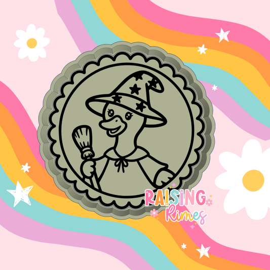 Witch Goose Circle Silicone Mold