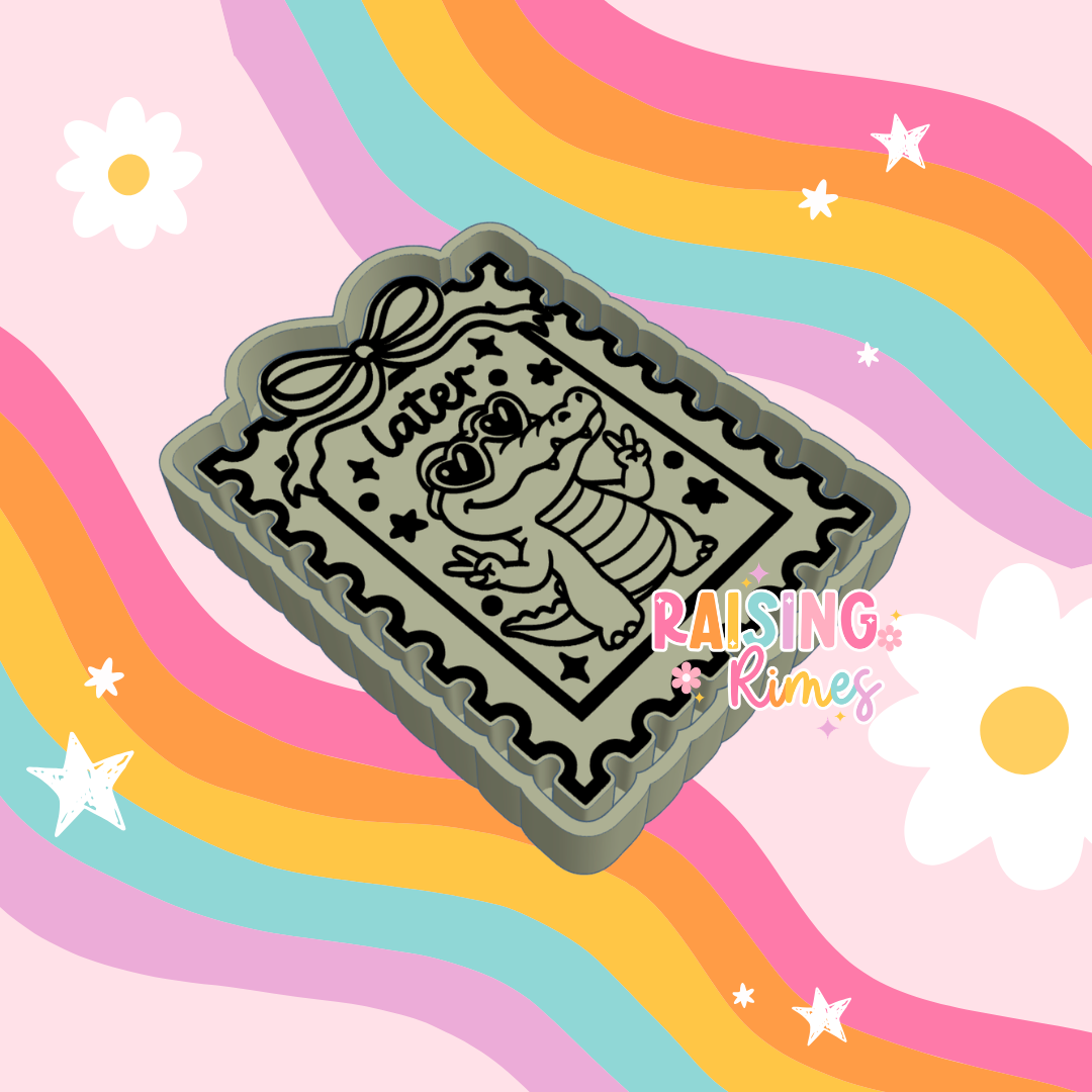 Later Gator Stamp Silicone Mold
