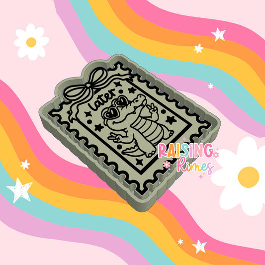 Later Gator Stamp Silicone Mold