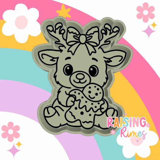 Cute Reindeer Silicone Mold