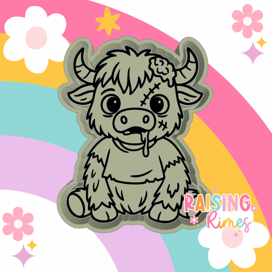 Zombie Highland Cow Silicone Mold