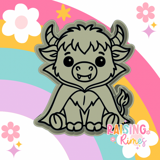 Vampire Highland Cow Silicone Mold