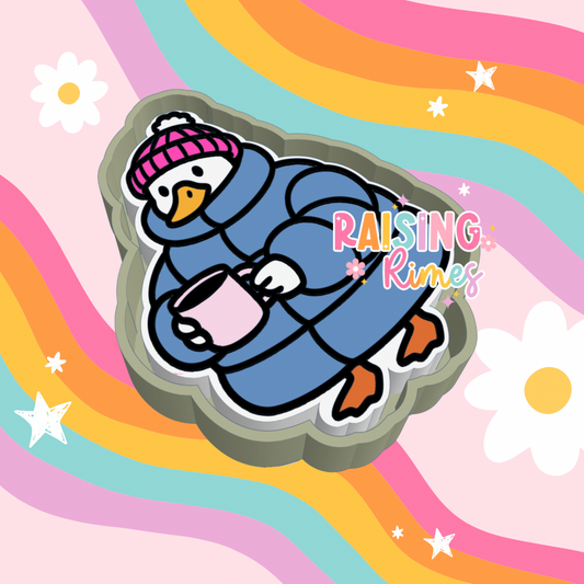 Puffy Jacket Goose Silicone Mold