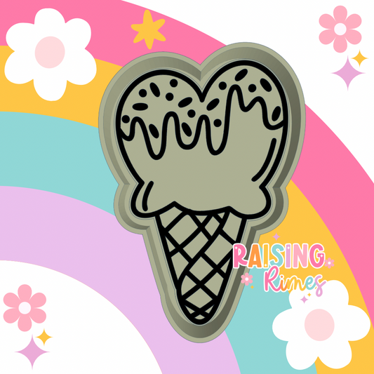 Heart Ice Cream Silicone Mold